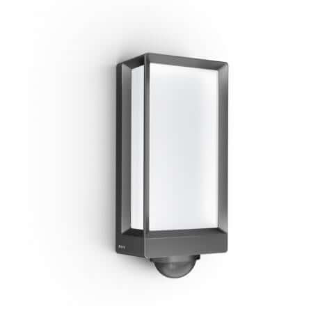 Steinel L 42 SC Outdoor Porch Sensor Light  13W Bluetooth Enabled Anthracite Wall Light - With Sensor & With Bluetooth