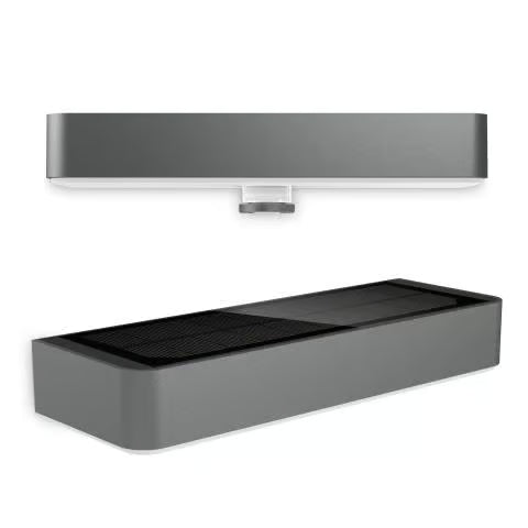 Steinel Xsolar SOL-O, Solar Illuminated House Number with Twilight Switch – Energy-Efficient Solar Light