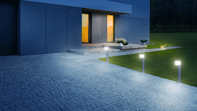 Steinel GL 80 LED SC Outdoor Path Light – Smart Bluetooth Sensor-Controlled Lighting via App