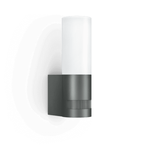 Steinel L 605 S Outdoor Sensor Light – 10m Motion Detection Range, Aluminium Anthracite Design