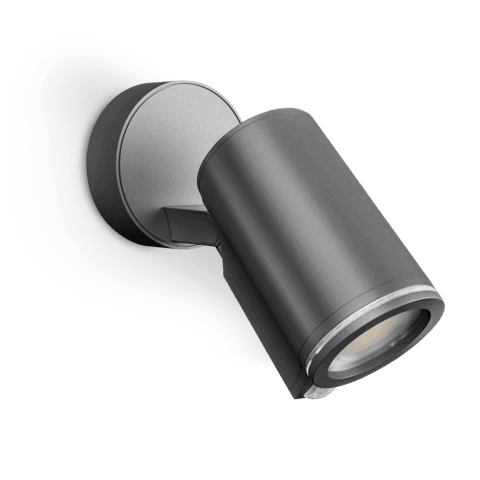 Steinel Spot One SC Outdoor LED Spotlight, 7W, Anthracite Aluminium - With Sensor & Bluetooth