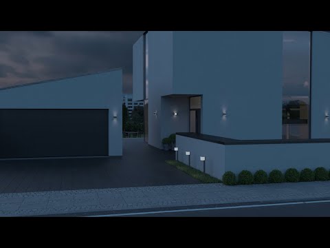 Load video: Steinel L 830 Outdoor Sensor Light – Smart Bluetooth-Controlled LED Lighting via App