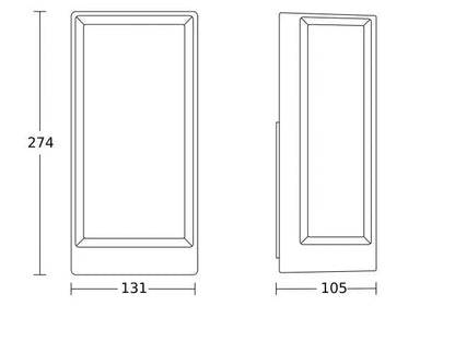 Steinel L 42 SC Outdoor Porch Sensor Light  13W Bluetooth Enabled Anthracite Wall Light - With Sensor & With Bluetooth