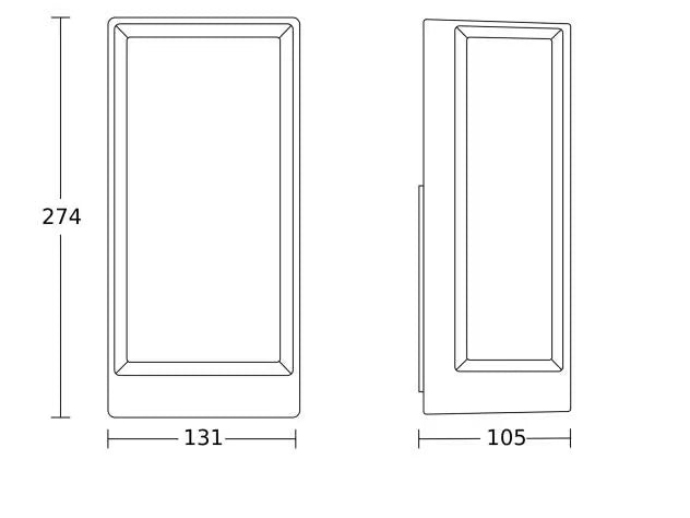 Steinel L 42 SC Outdoor Porch Sensor Light  13W Bluetooth Enabled Anthracite Wall Light - With Sensor & With Bluetooth