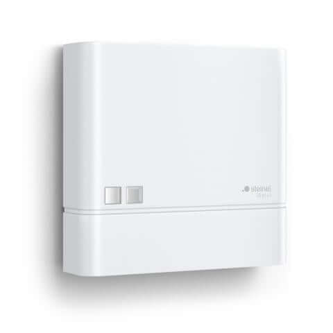 Steinel NightmatIQ Plus Twilight Sensor - Smart PE Cell Timer Switch with App Control - White