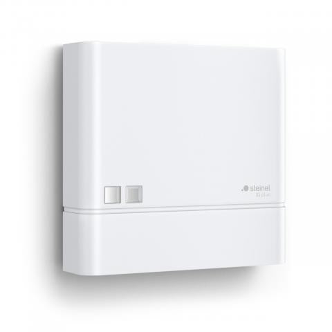 Steinel NightmatIQ Plus Twilight Sensor - Smart PE Cell Timer Switch with App Control - White