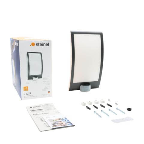 Steinel L 22 S Outdoor Sensor Light, 180° Motion Detection