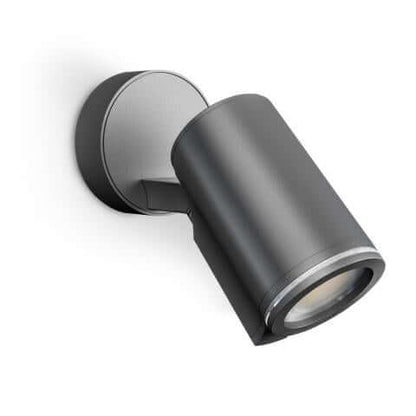 Steinel Spot One Outdoor LED Spotlight, 7W, Anthracite Aluminium - Without Sensor