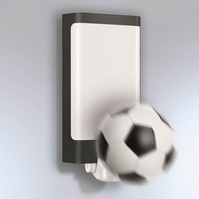 Steinel L 240 S Outdoor LED Wall Light 9.3W Warm White Anthracite Lamp with 180° Motion Sensor and 10m Range