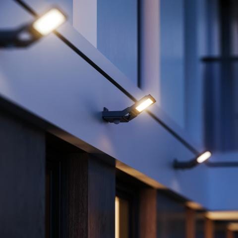 Steinel XLED Pro One S, 18.4W Outdoor LED Sensor Floodlight, High Efficiency, 240° Motion Detection, 10m Range