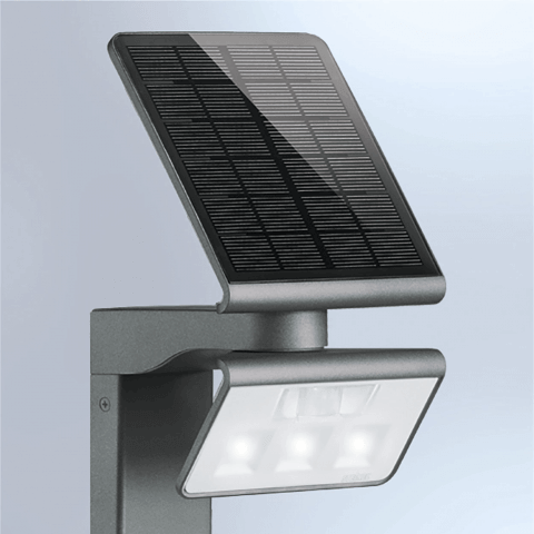 Steinel Xsolar GL-S LED Solar Pathway Light – Solar Sensor Light with Rechargeable Battery