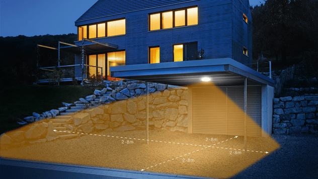 Steinel DL Vario S Quattro LED Ceiling Sensor Light – White, 8m Motion Detection Range