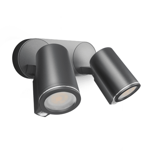 Steinel Spot Duo SC Sensor Spotlight, 15W LED, Anthracite Finish, Outdoor Light - With Sensor & Bluetooth