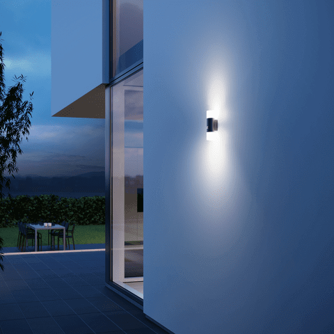 Steinel L 910 LED Outdoor Wall Light – Stylish Up/Down Motion Sensor Lighting