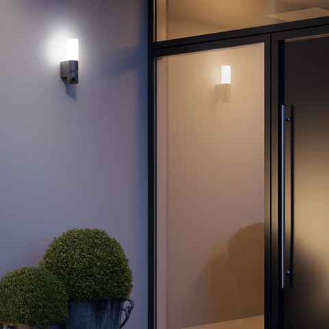 Steinel L 620 CAM SC Outdoor Security Light – Integrated Camera, Intercom, and Motion Sensor for Smart Home Protection