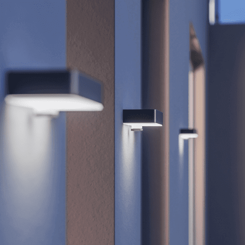 Steinel Xsolar SOL-O Solar Sensor Light, Illuminated House Number with Automatic Night Lighting