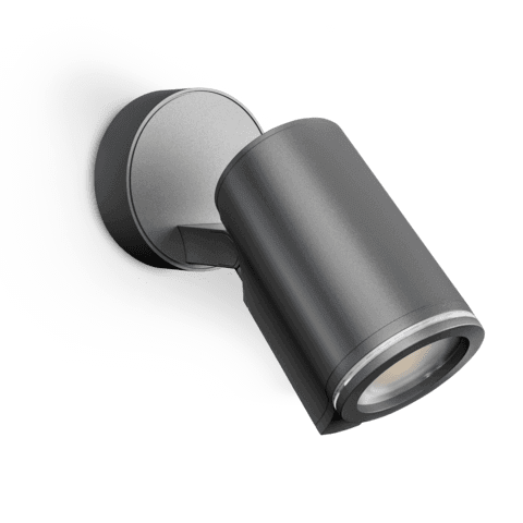 Steinel Spot One SC Outdoor LED Spotlight, 7W, Anthracite Aluminium - With Sensor & Bluetooth